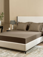 ORNATE-SAVANNAH TAN KING BED SHEET SET