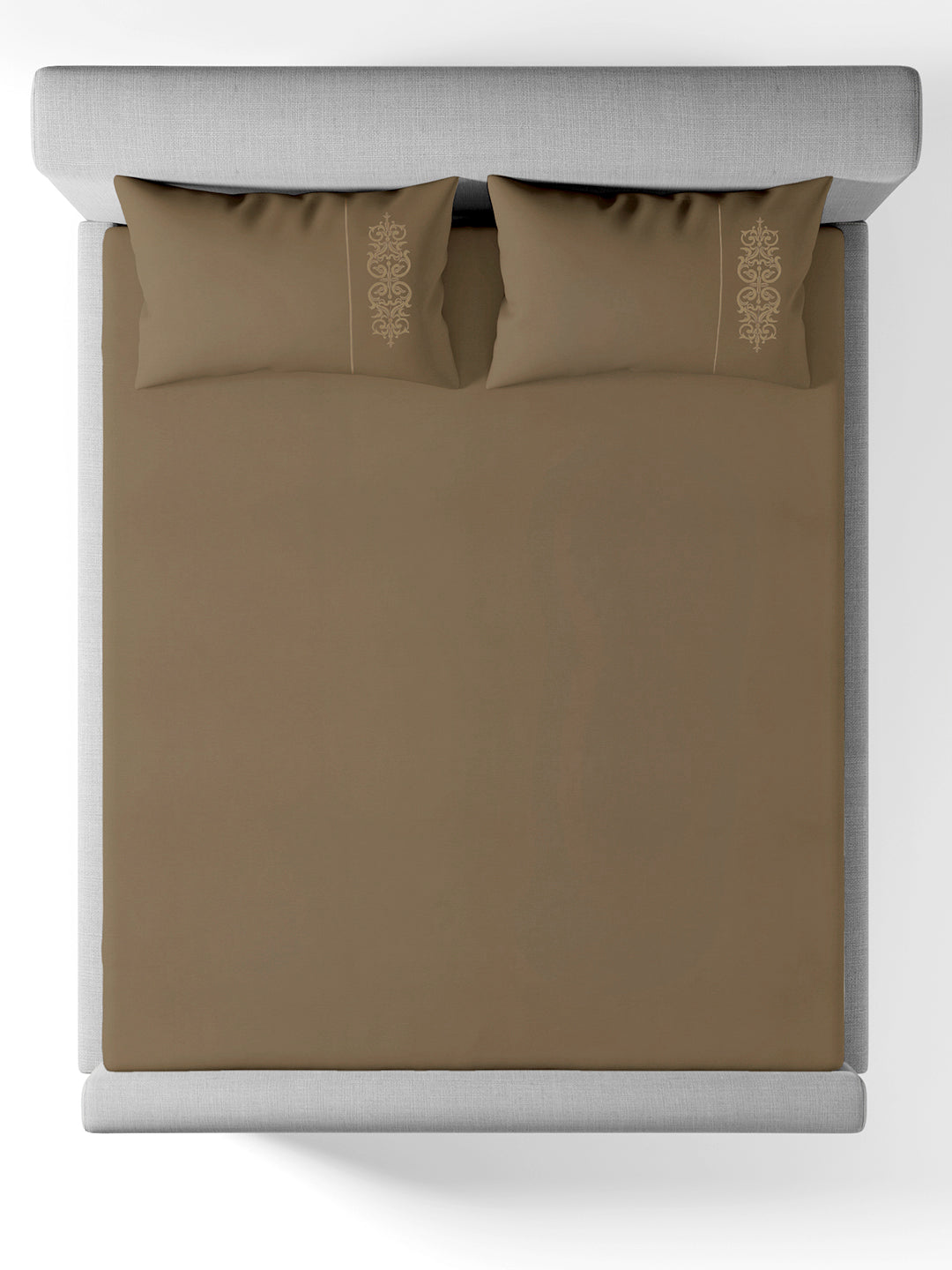 ORNATE-SAVANNAH TAN KING BED SHEET SET