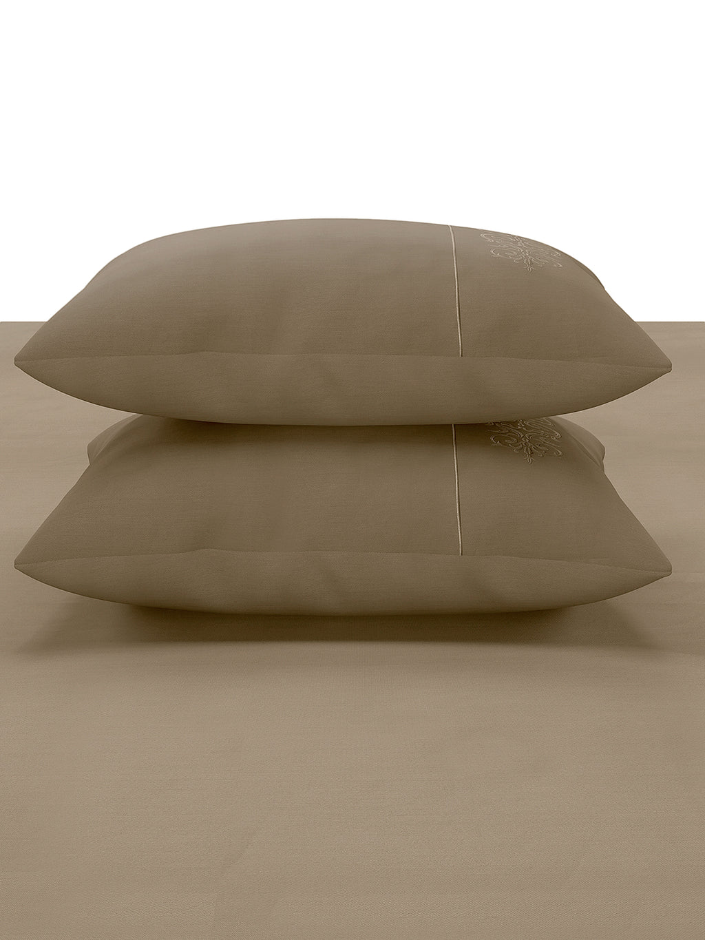 ORNATE-SAVANNAH TAN KING BED SHEET SET