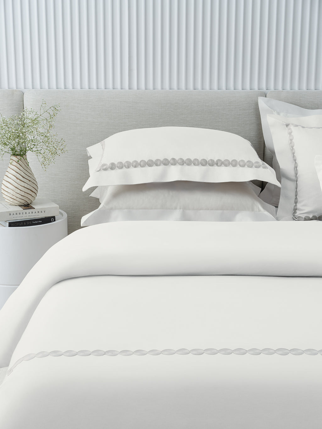 PEARLS-MARSHMALLOW KING BED SHEET SET