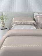 PEARLS-PARCHMENT KING BED SHEET SET