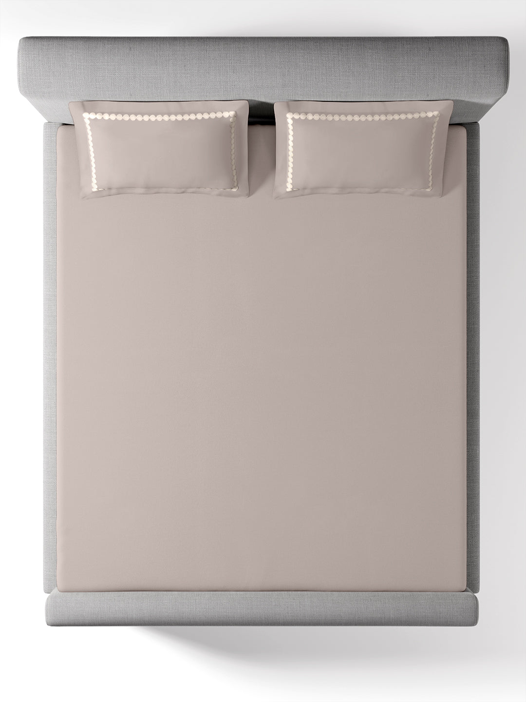 PEARLS-PARCHMENT KING BED SHEET SET