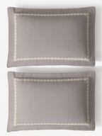 PEARLS-PARCHMENT KING BED SHEET SET