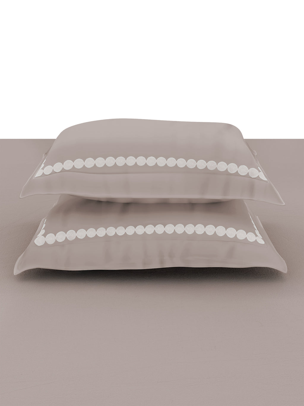 PEARLS-PARCHMENT KING BED SHEET SET