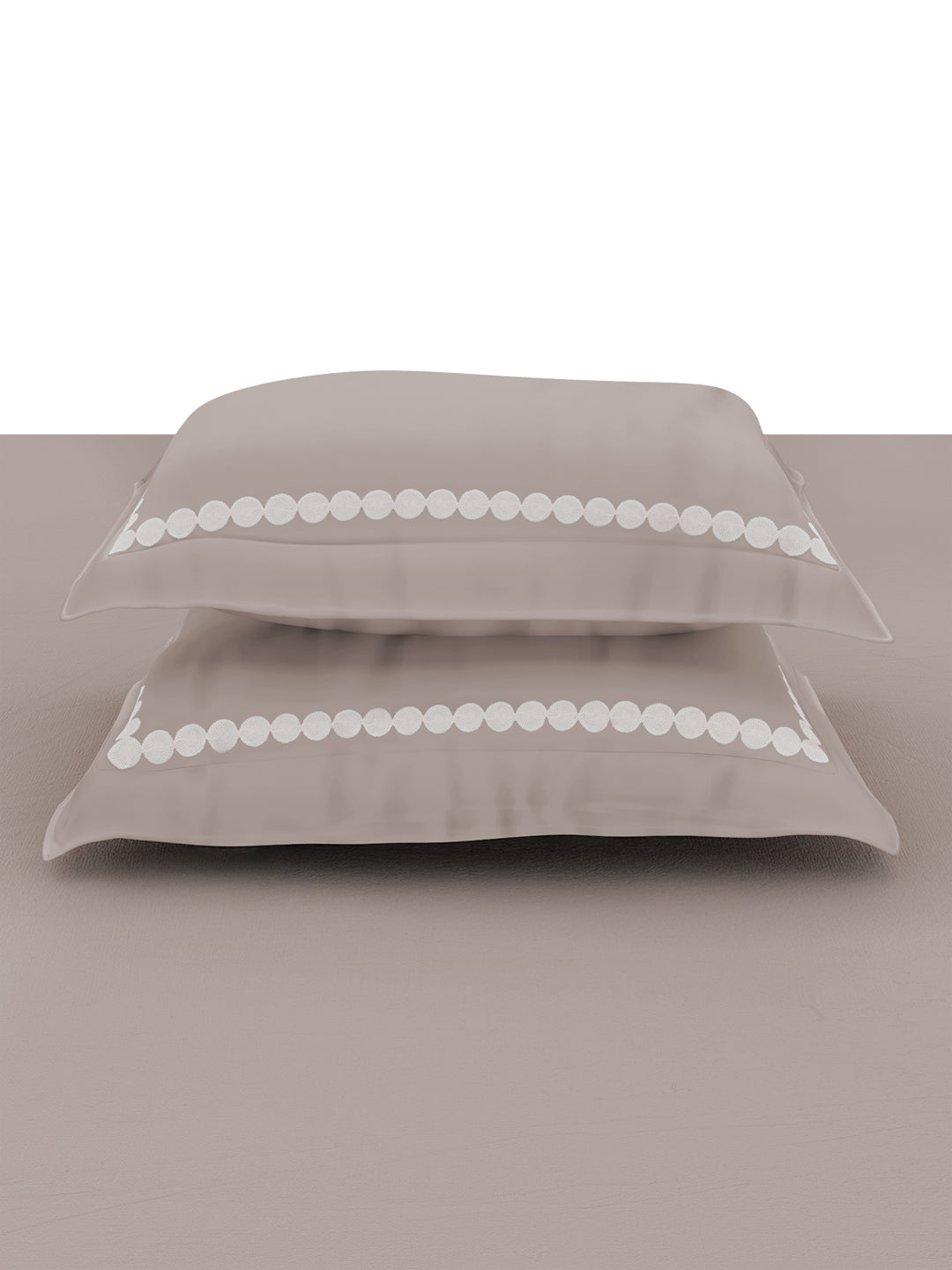 PEARLS-PARCHMENT KING BED SHEET SET