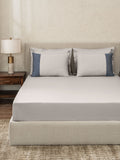 TRELLIS-PUMICE STONE-BLUEFIN KING BED SHEET SET