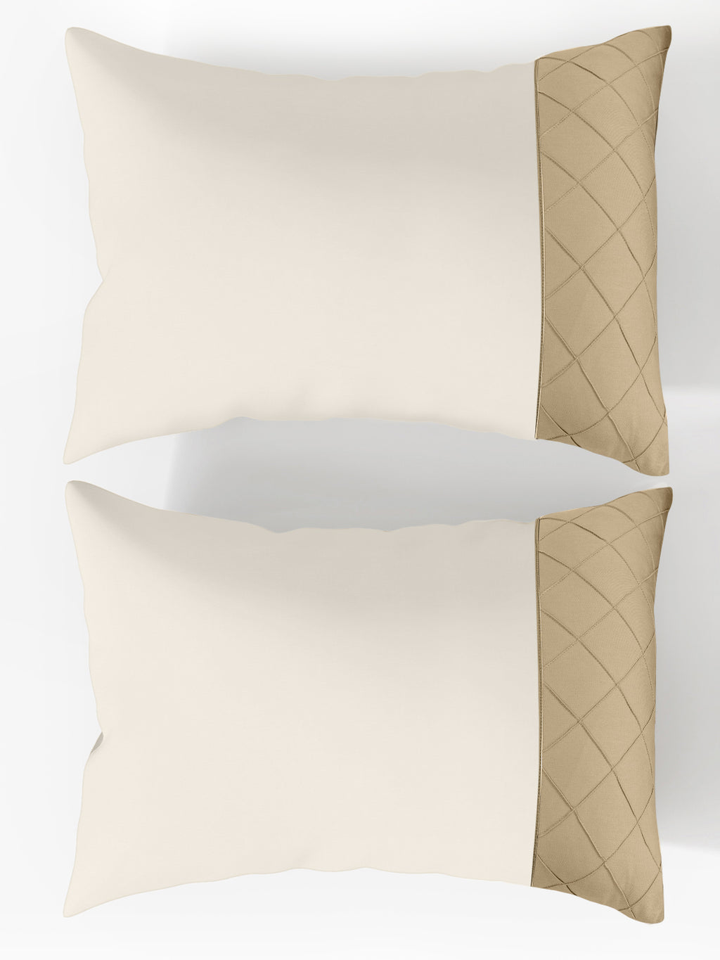 TRELLIS-SNOW WHITE- FRENCH OAK KING BED SHEET SET