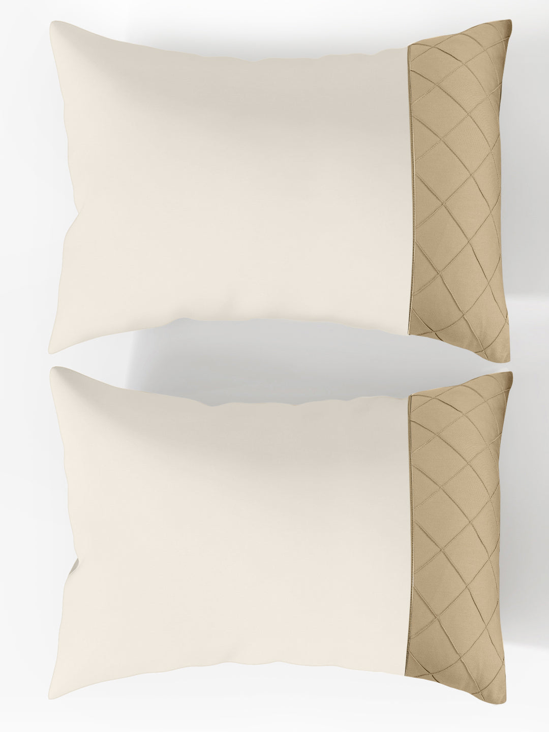TRELLIS-SNOW WHITE- FRENCH OAK KING BED SHEET SET