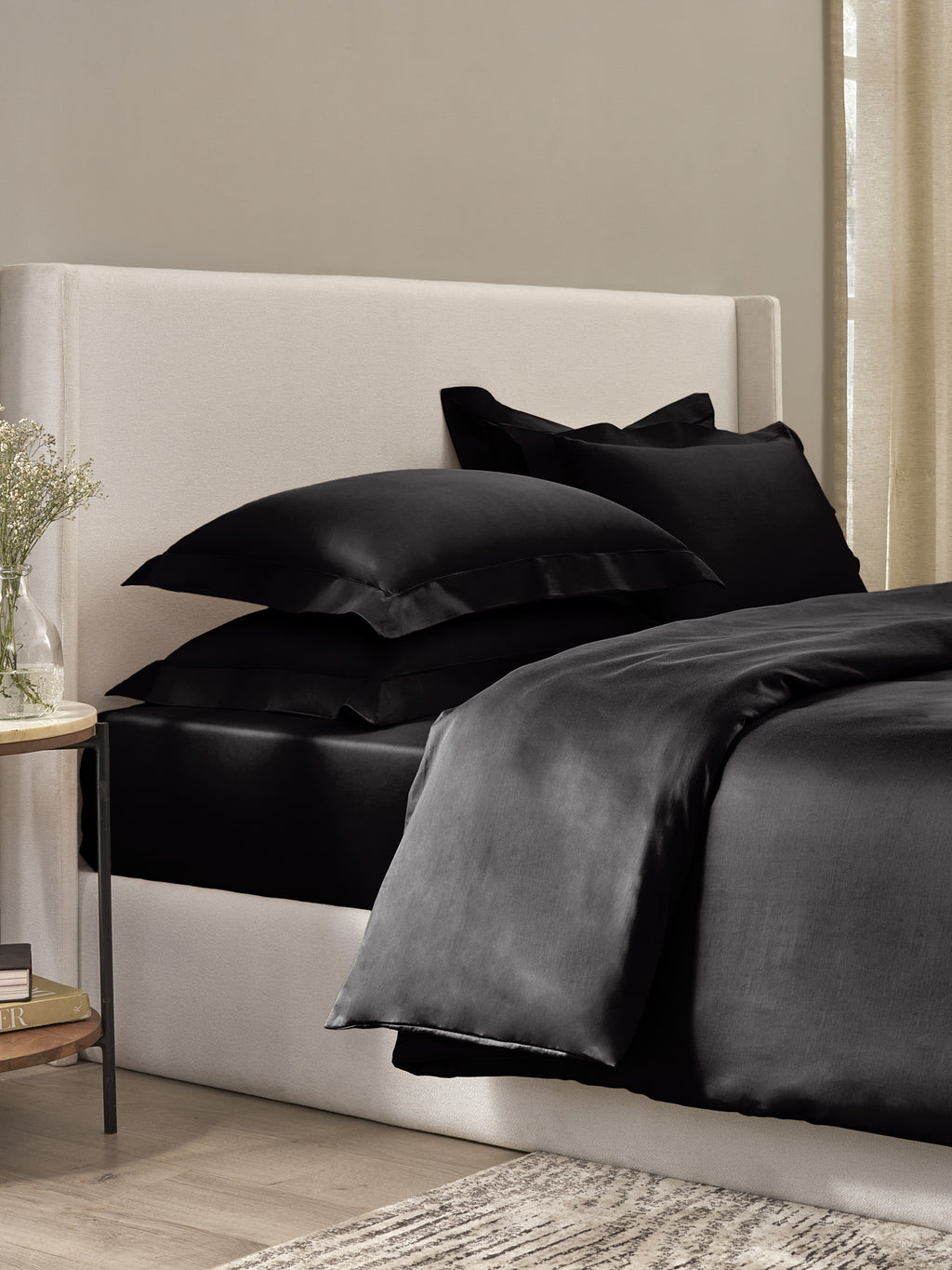EBONY KING BED SHEET SET