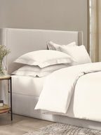 SNOW WHITE KING BED SHEET SET