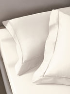 SNOW WHITE KING BED SHEET SET