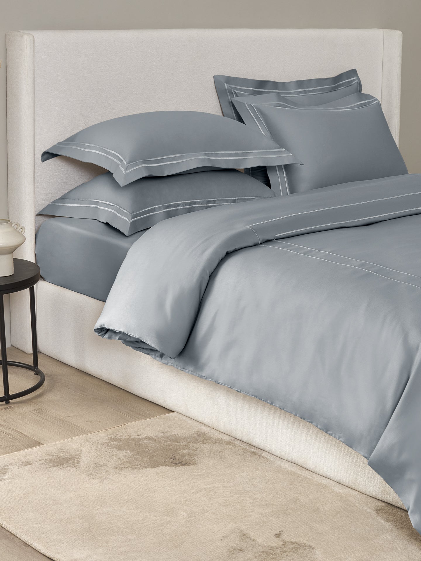 DENIM KING BED SHEET SET