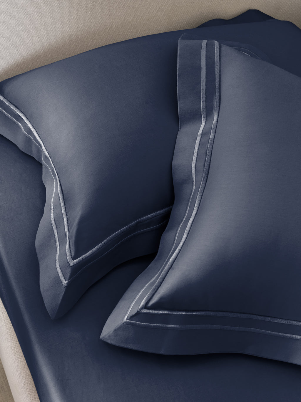 NAVY KING BED SHEET SET