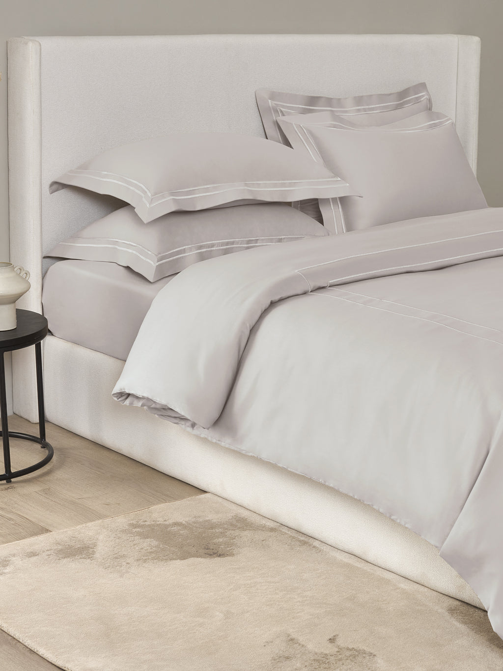 PEBBLE KING BED SHEET SET
