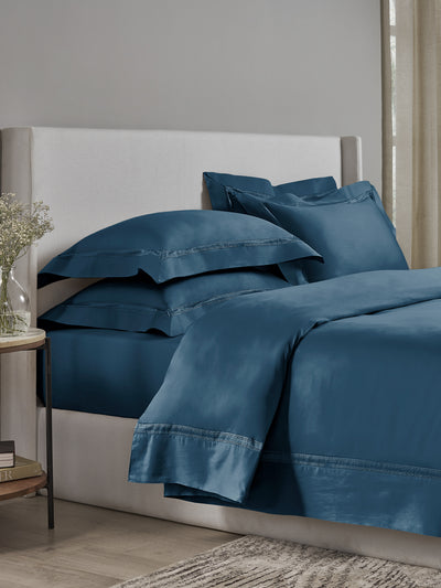 BLUE OPAL KING BED SHEET SET