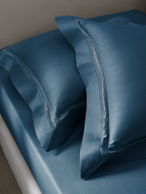 BLUE OPAL KING BED SHEET SET