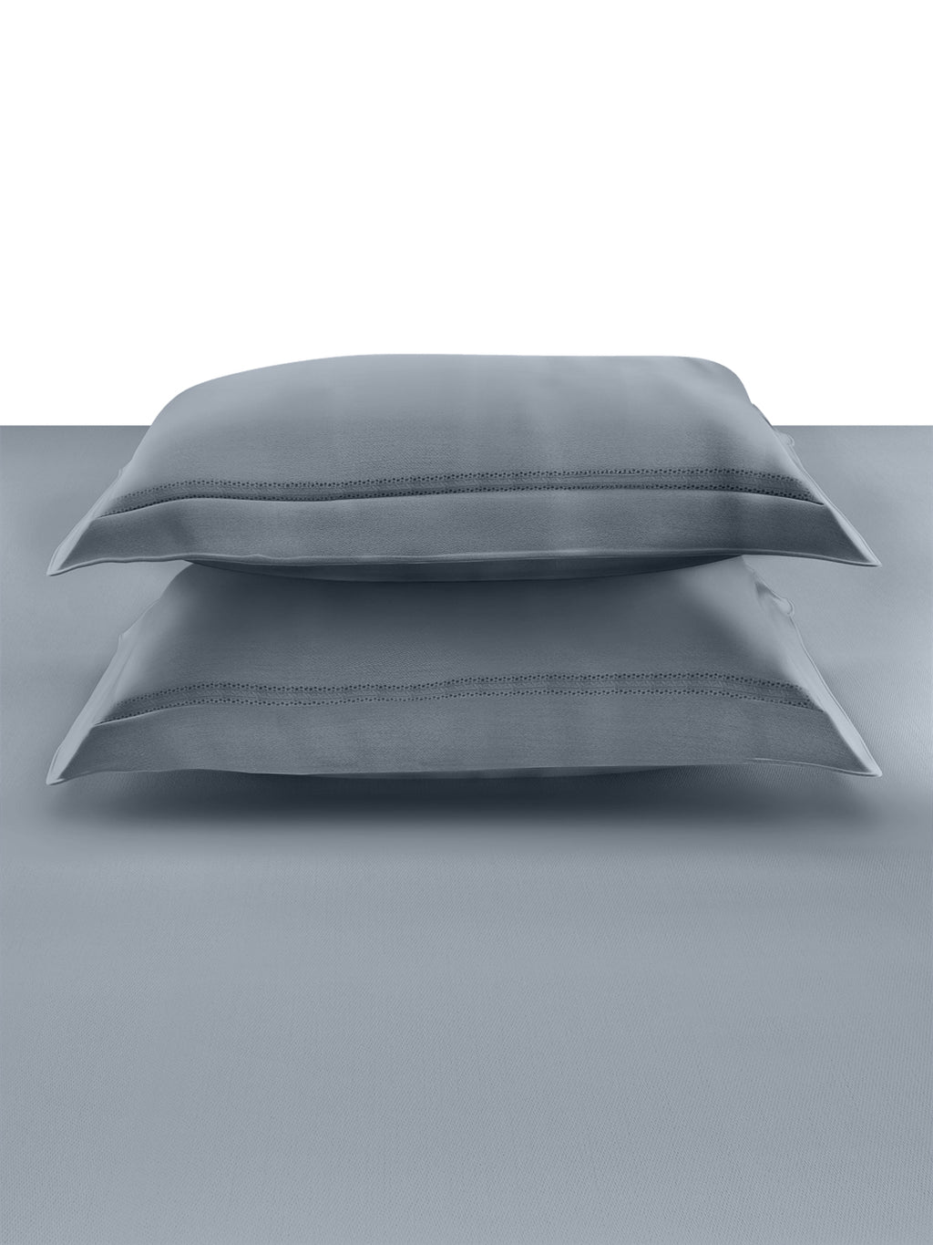 FADED DENIM KING BED SHEET SET