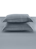FADED DENIM KING BED SHEET SET