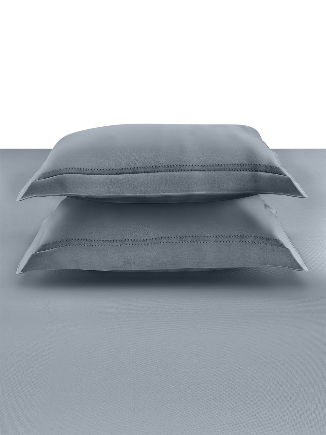 FADED DENIM KING BED SHEET SET