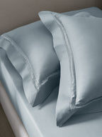 STEEL BLUE KING BED SHEET SET