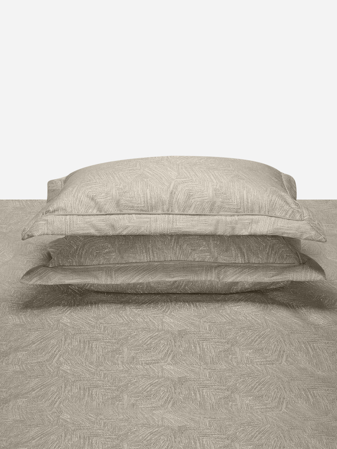 AZURA-NATURAL DOUBLE JACQUARD COMFORTER SET