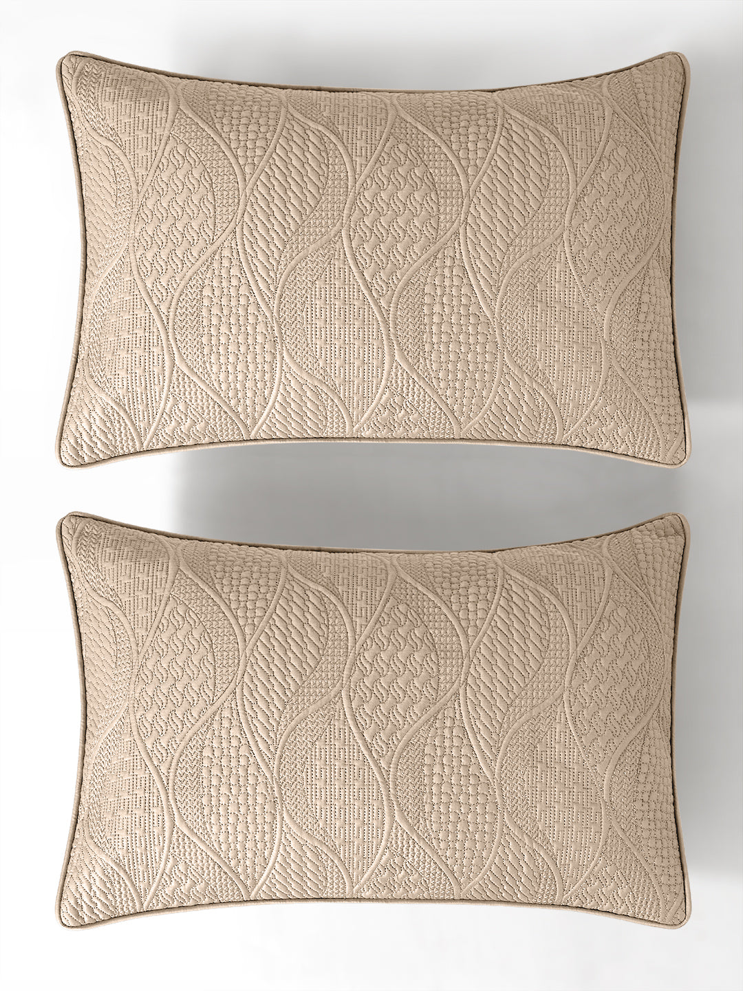 BRIAR-SAND DOUBLE QUILTED BEDSPREAD SET