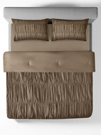 COURTNEY-MOCHA DOUBLE COMFORTER SET