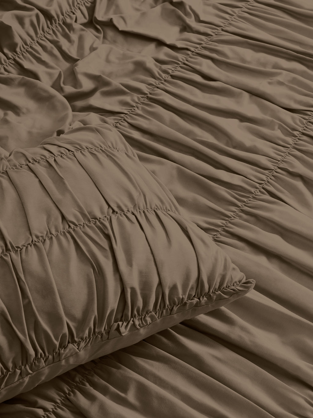 COURTNEY-MOCHA DOUBLE COMFORTER SET
