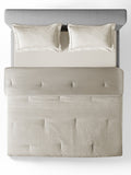 MIRAE-PARCHMENT DOUBLE JACQUARD COMFORTER SET