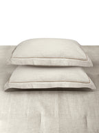 MIRAE-PARCHMENT DOUBLE JACQUARD COMFORTER SET