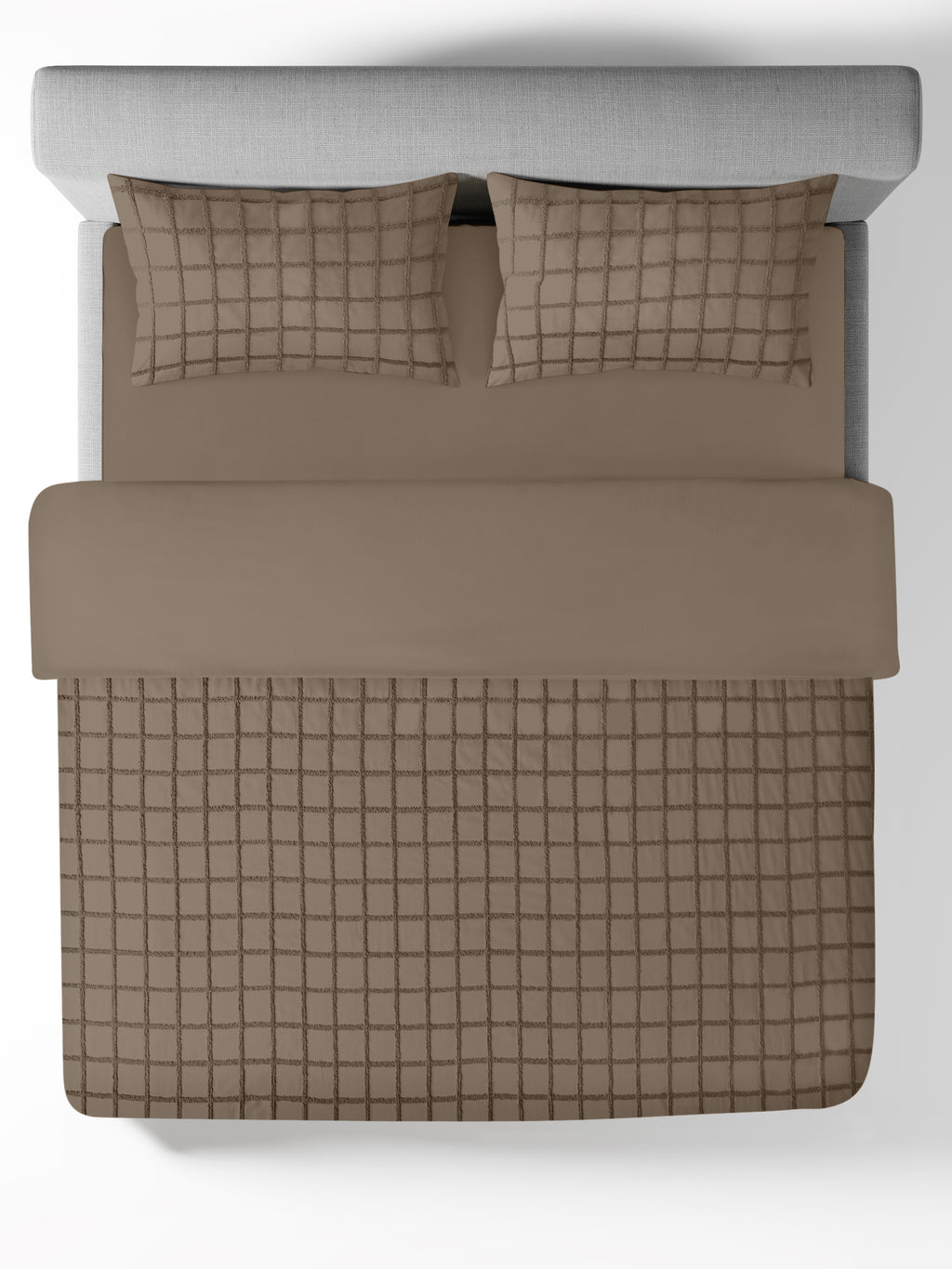 OTHELLO-MOCHA DOUBLE DUVET COVER SET