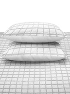 OTHELLO-GLACIER GREY DOUBLE DUVET COVER SET