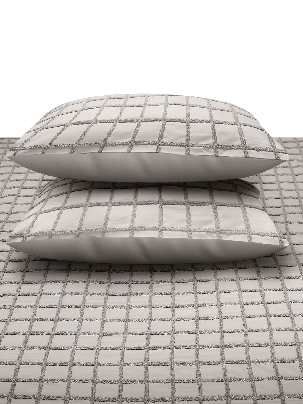 OTHELLO-STONE DOUBLE DUVET COVER SET