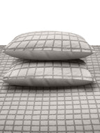 OTHELLO-STONE DOUBLE DUVET COVER SET