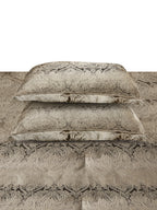REGALIA-CHOCOLATE DOUBLE JACQUARD COMFORTER SET
