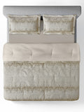 REGALIA-STONE DOUBLE JACQUARD COMFORTER SET