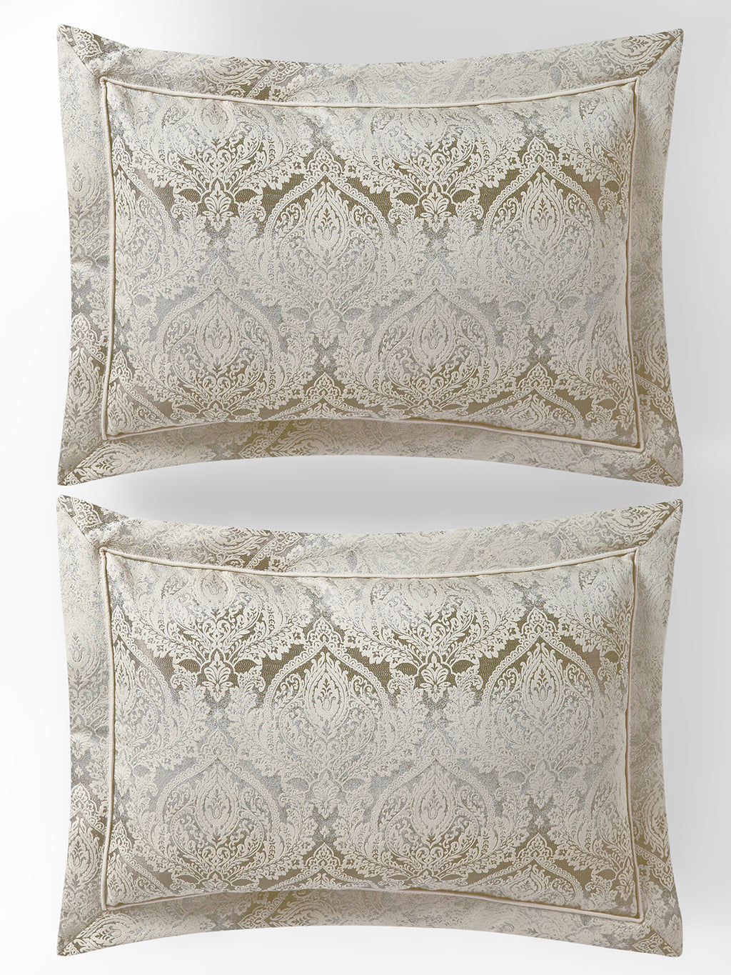 REGALIA-STONE DOUBLE JACQUARD COMFORTER SET