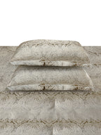REGALIA-STONE DOUBLE JACQUARD COMFORTER SET