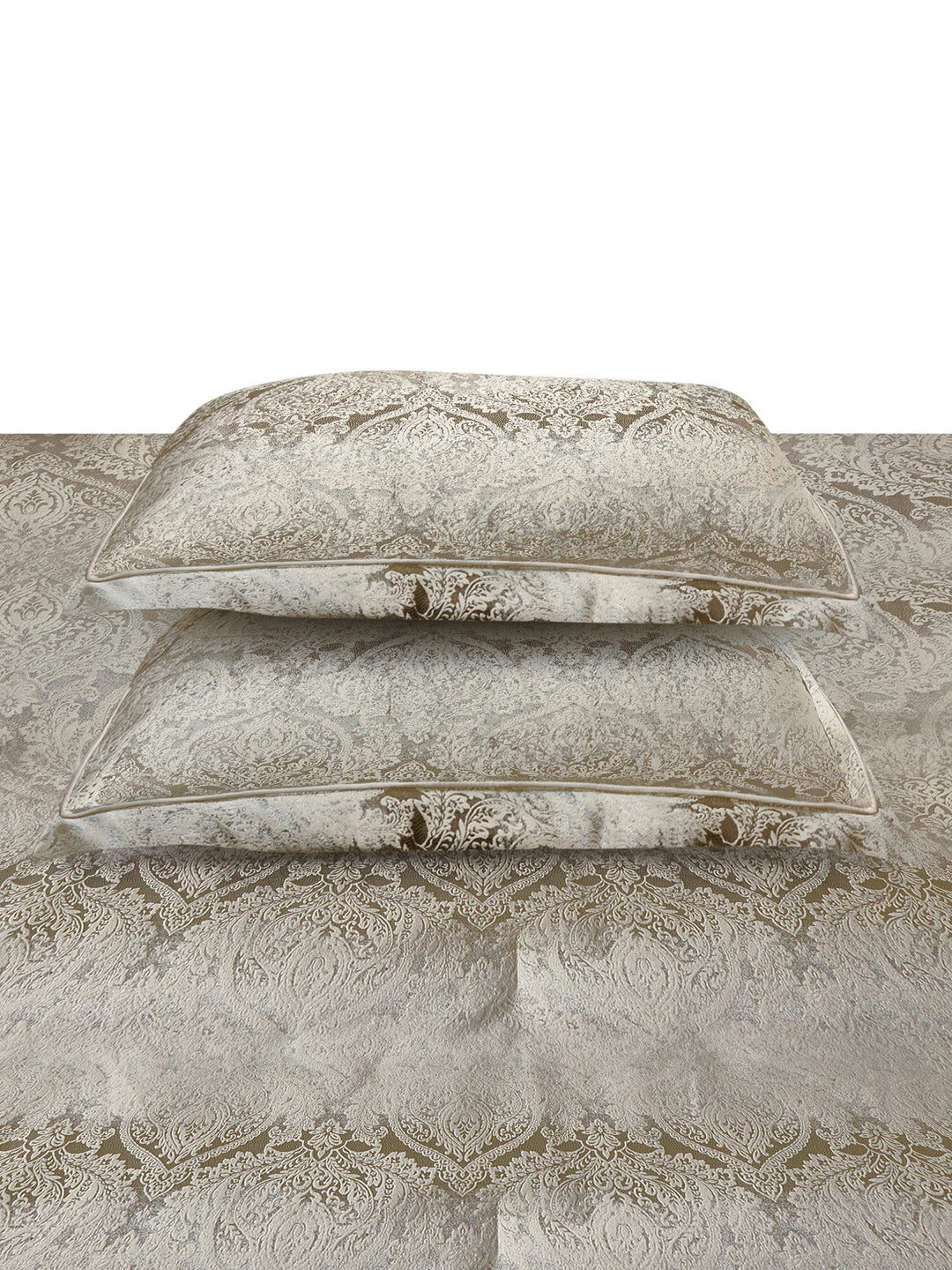 REGALIA-STONE DOUBLE JACQUARD COMFORTER SET
