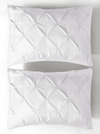 SANDTRACE-BRILLIANT WHITE DOUBLE COMFORTER SET