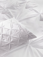 SANDTRACE-BRILLIANT WHITE DOUBLE COMFORTER SET
