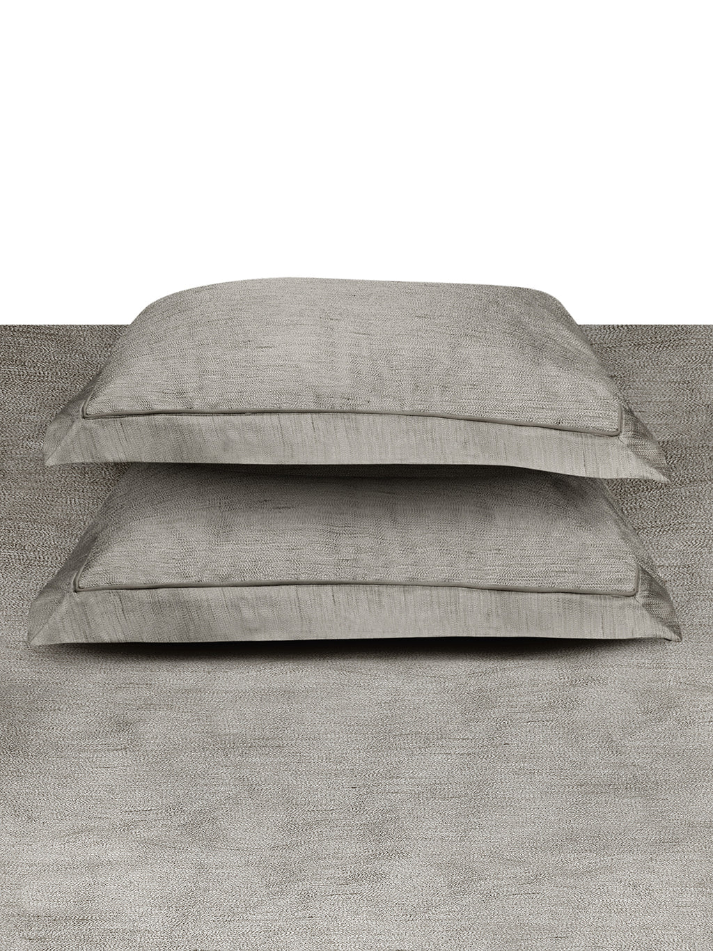 SYLVA-PEWTER DOUBLE JACQUARD COMFORTER SET