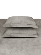 SYLVA-PEWTER DOUBLE JACQUARD COMFORTER SET