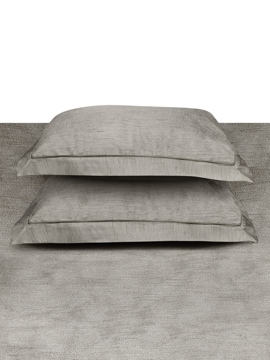 SYLVA-PEWTER DOUBLE JACQUARD COMFORTER SET