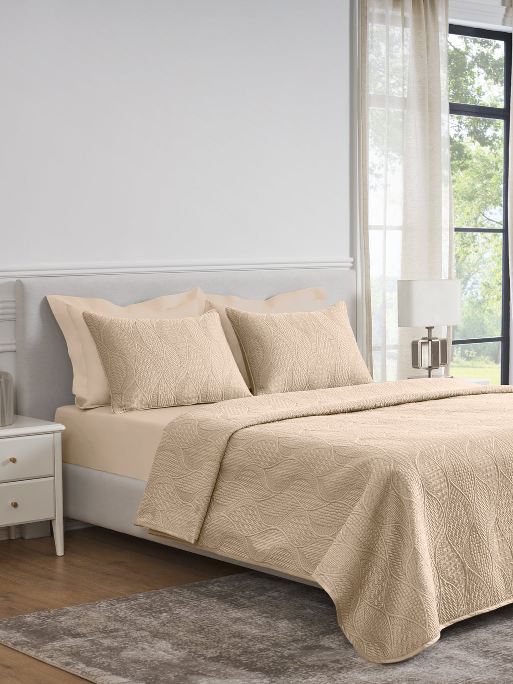 BRIAR-SAND DOUBLE COMFORTER BEDDING SET