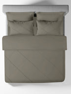 ENZO-CEMENT DOUBLE DUVET BEDDING SET