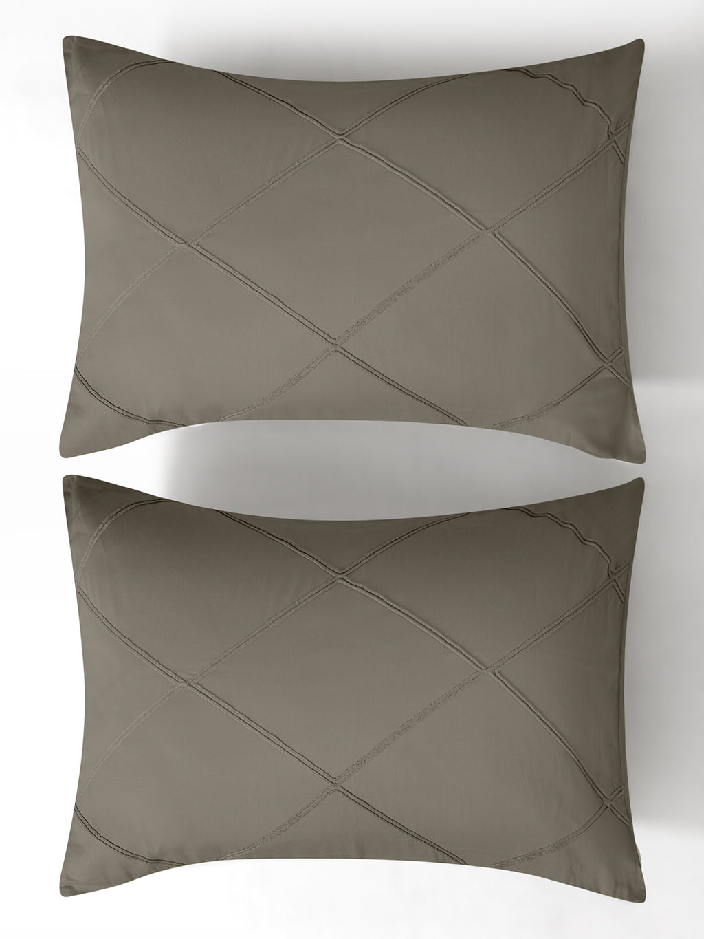 ENZO-CEMENT DOUBLE DUVET BEDDING SET