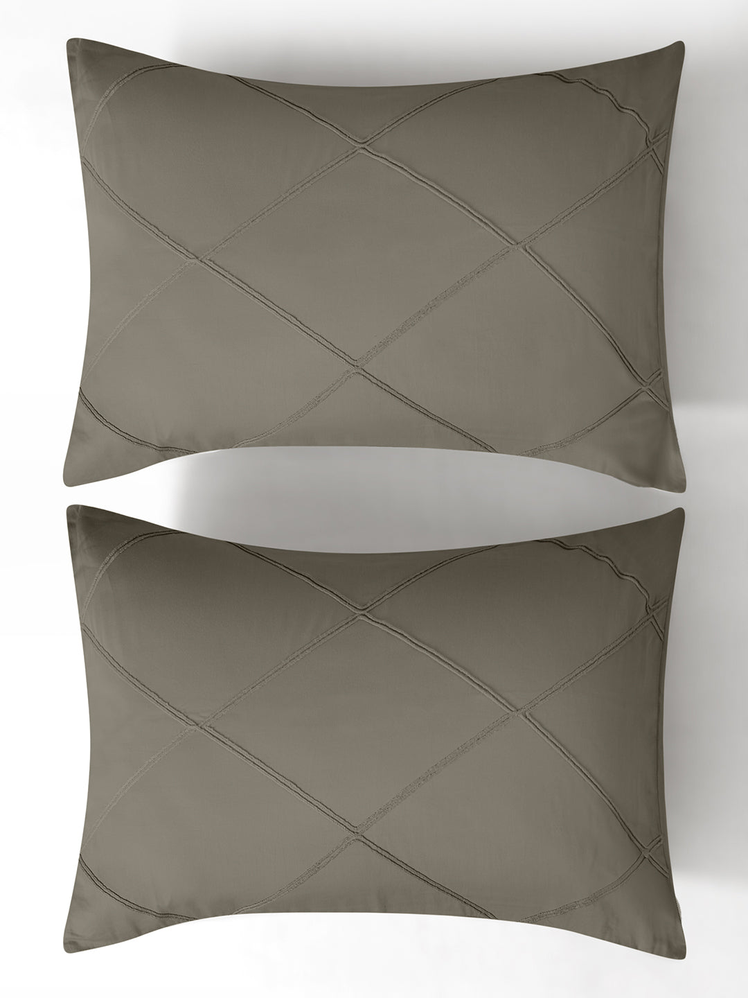 ENZO-CEMENT DOUBLE DUVET BEDDING SET