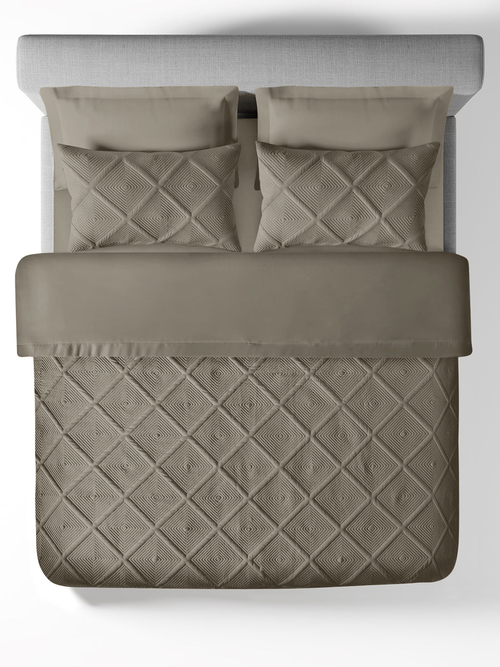 MAZE-CEMENT DOUBLE COMFORTER BEDDING SET
