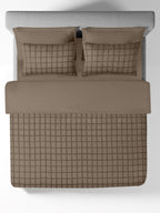 OTHELLO-MOCHA DOUBLE DUVET BEDDING SET